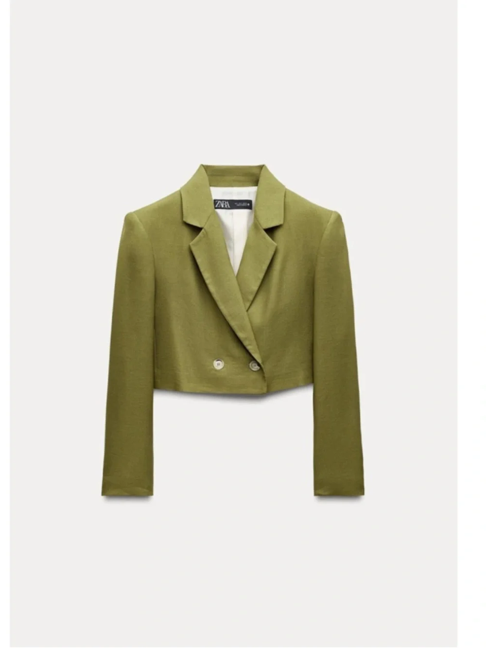 NEW WITHOUT TAG ZARA (TWO PIRCE SET ) linen pants and blazer XS  🚨NO DISCOUNT